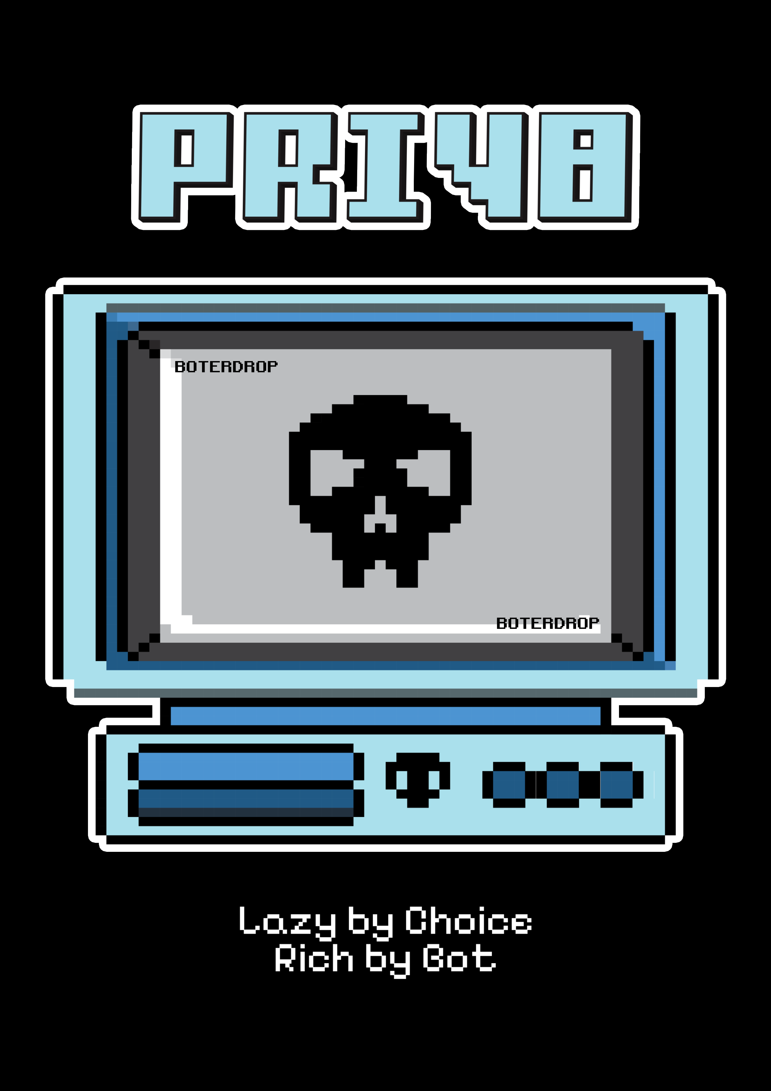 Desain Belakang Kaos Hitam